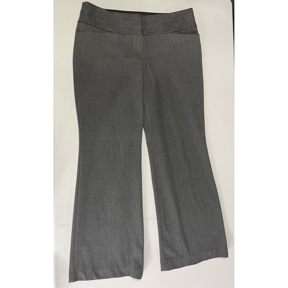 Express Women's Gray Editor Pants Size 12R Workwear Office